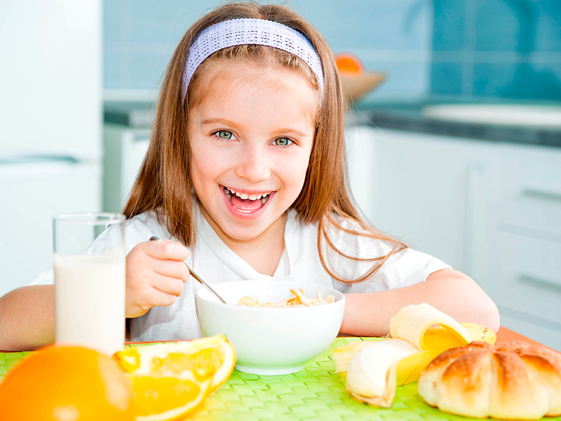 Consumo de leche en niños